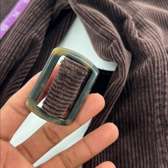 Vintage Lord & Taylor brown corduroy long line jacket classic traditional - Picture 8 of 11